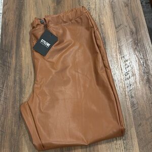 Stylewe Faux Leather Pants
